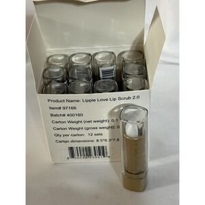 Lippie Love Lip Scrub 2.0 Exfoliating Lip Care Lot of 12 New
